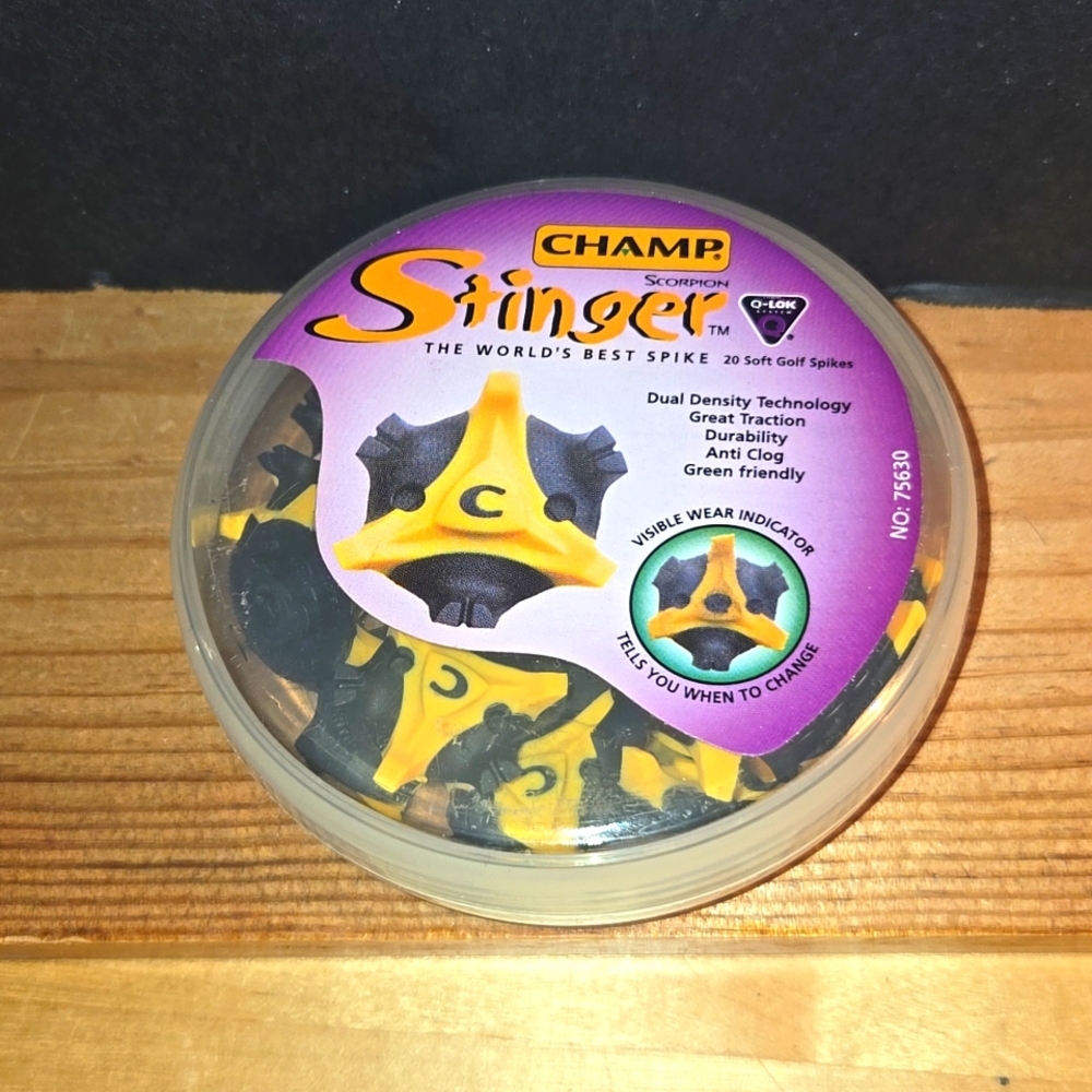 NEW CHAMP SCORPION Q-LOK 20 SOFT GOLF SPIKES #75630 SEALED